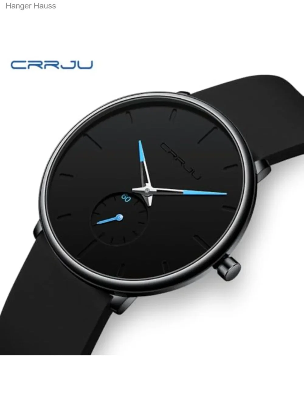 Ultra Thin Silicone Strap Quartz Wristwatch Casual Stylish Unisex Water